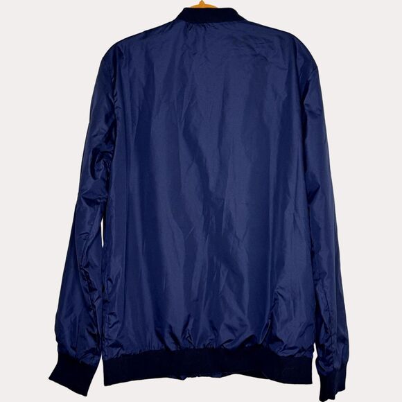 Feel & Fly Streetwear Mens Jacket Windbreaker Navy L NWT bv - Picture 3 of 8